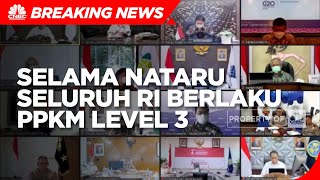 Menko PMK: Selama Nataru Seluruh Indonesia Berlaku PPKM Level 3