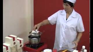 Chế biến yến sào chưng đường phèn đơn giản