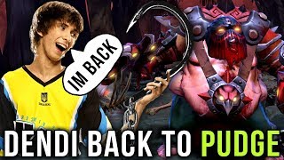 Dendi PUDGE LEGEND IS BACK! EPIC 13-1-16 Gameplay - Dota 2