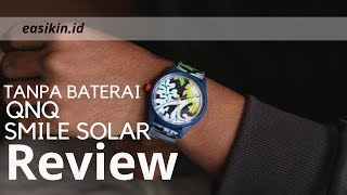 #REVIEW #JAMTANGANORIGINAL #JAMQNQ | JAMT TANGAN QNQ RP00J028Y  SOLAR SMILE TANPA BATERAI