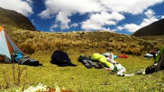 Acampada Magica en el Cajas Agosto 2016