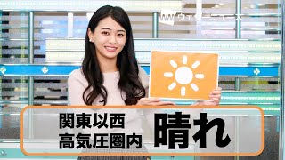 お天気キャスター解説 11月18日(水)の天気