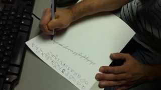 Everyone Else Tries Writing Cursive