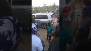 Drama as Sirisia MP  John Wakule Exchange with his Wife in Public.