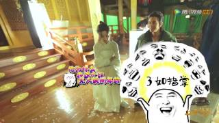 [HD] Huang Xiaoming & Victoria chatting -《上古情歌》'A Life Time Love' BTS