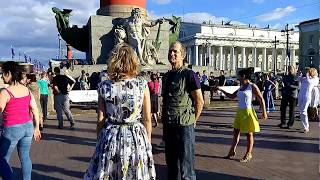 Румба. Бальные танцы 2 июля 2017 года на Стрелке В.О.