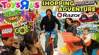 TOYS R US Family Shopping Adventure: Razor Crazy Cart + Monster 500, Angry Birds Go, Minecraft & Mor