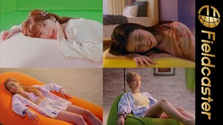NiziUのパジャマ姿とゆるんだ表情に癒される!!Yogibo