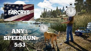 Far Cry 5 | Any% Speedrun - Short Ending Meme Run ??? | World Record 3/26/2018 | 5:53