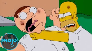 Top 10 Times The Simpsons Made Fun of Family Guy