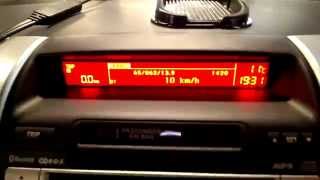 Работа адаптера OBD со штатной магнитолой