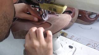 خياطة الأحذية بمكينة اوتوماتيك