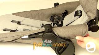 Коляска 2в1 Easywalker Harvey снятие текстиля обзор