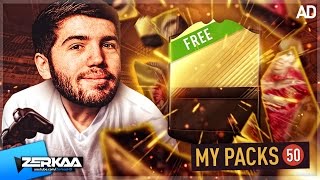50 FREE PACKS! (FIFA 17 Pack Opening)
