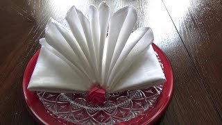 Как красиво сложить тканевые салфетки / Elegant napkin folding / Elegantno slaganje salveta