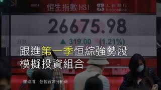實戰教室: 跟進恒綜強勢股組合策略 2020年2月5日