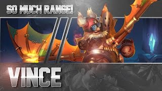 Heroes Evolved: SO MUCH RANGE!! Vince [Bot] Gameplay