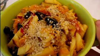 Салат из Сырой Тыквы