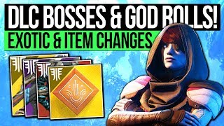 Destiny 2 News | FINAL BOSS & GOD ROLL VAULT! Catalyst Nerf, Exotic Warning, DLC Items & Factions!