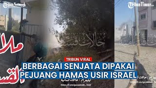 Terus Melawan! Pejuang Hamas Pakai Berbagai Senjata Usir Tentara Israel di Jalur Gaza