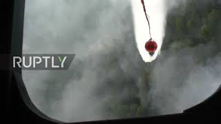 Russia: Western Military District aircraft drops 330 tonnes of water on forest fires in Karelia