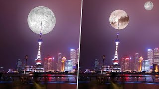 Si los planetas enanos fueran lunas de la Tierra