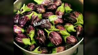 Pickled Stuffed Eggplant In Olive Oil Tasty Food w/Manal Yassine English Language Version