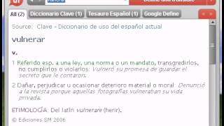 Definición de vulnerar
