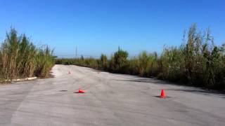 BMW E39 540i handling test