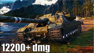 ЗЛОЙ БАРСУК 12200+ dmg ? FV217 Badger World of Tanks gameplay