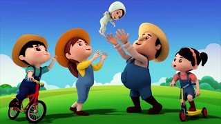 farmer finger family | nursery rhymes | kids songs | 3d rhymes | childrens rhyme by Farmees