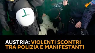#Vienna: violenti scontri tra polizia e manifestanti