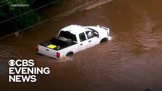 Dangerous Oklahoma flooding prompts emergency rescues