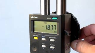 Mitutoyo 192-671 Digimatic 18" Digital Height Gauge Demo
