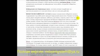 Лошадиные скачки - система Mozan Horse Racing , Перевод книги.
