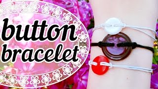 Простая идея: Браслет из пуговицы | Super Easy Button Bracelet DIY
