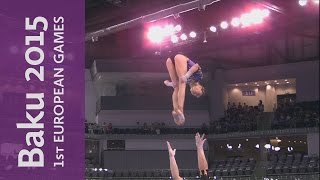 Russia win Gold in the Mixed Pair - Dynamic | Acrobatic Gymnastics | Baku 2015