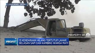 Aliran Lahar Panas Gunung Semeru Menerjang Penambang Pasir di Lumajang