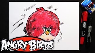 Как я рисую Angry Birds | Урок рисования для детей | Поэтапное рисование