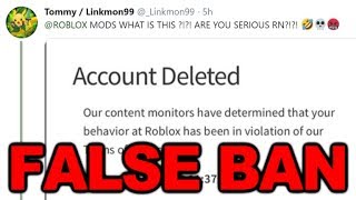 Roblox Accidentally Terminated Linkmon99 (Richest User and YouTuber)