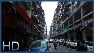 【HD】Midday Walk in Wuhan, China | Massive Cyberpunk Metropolis