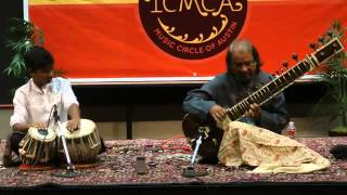 23 21 Child Prodigy Ishaan Ghosh provides tabla accompaniment for his father Pandit Nayan Ghosh