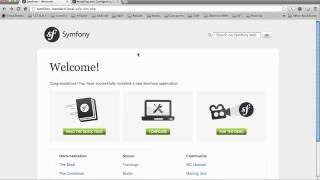 How to install and setup symfony2 using composer