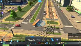 [Cities Skylines Vanilla] How to build a Tram line | Как построить трамвай