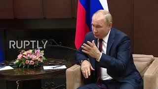 Russia: Putin holds talks with Serbian President Vucic in Sochi
