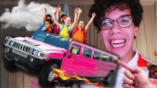 O DIA QUE ANDEI DE LIMOUSINE!