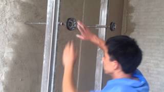 Wall plastering machine