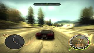 NFSMW - Fully upgraded Chevrolet Corvette top speed