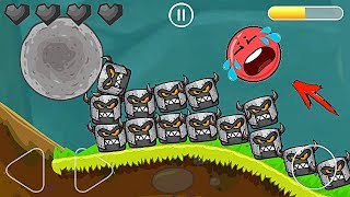 Красный Шар - мод на 1000 квадратов на уровне ! Взлом игры Red Ball 4 mod 100 square шарик от Спуди