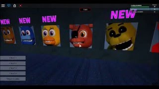 roblox FIVE NIGHTS AT FREDDY'S ANIMATRONIC WORLD| TRYNG TO ESCAPE
